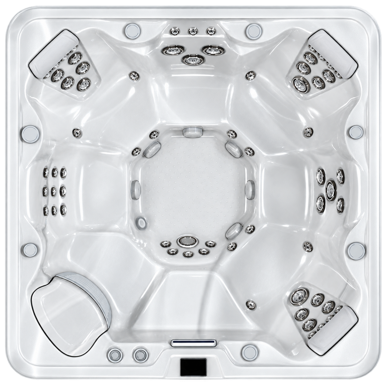 Platinum Spas Zeus hot tub top view